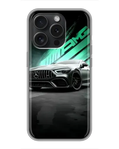 Чехол для Realme Narzo Power с картинкой «Темный Mercedes AMG»