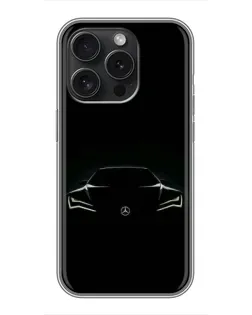 Чехол для Realme Narzo Power с картинкой «Mercedes — силуэт авто» Чехол для Realme Narzo Power с картинкой «Mercedes — силуэт авто»