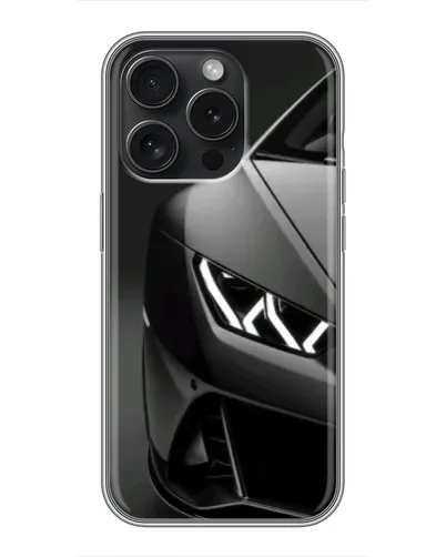 Чехол для Realme Narzo Power с картинкой «Lamborghini фары детализация»