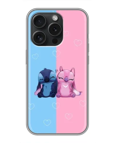 Чехол для Realme Narzo Power с картинкой «Stitch и Angel Love»