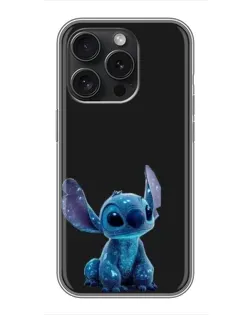 Чехол для Realme Narzo Power с картинкой «Стич на черном»