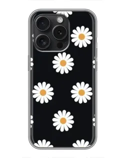 Чохол для Realme Narzo Power з картинкою «Ромашки на чорному» Чохол для Realme Narzo Power з картинкою «Ромашки на чорному»