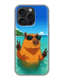 Чохол для Realme Narzo Power з картинкою «Морська капібара»