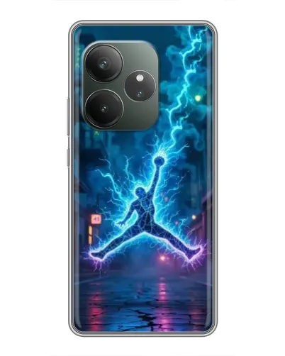 Чохол для RealMe Neo7 з картинкою «Jordan Gold Jumpman» Чохол для RealMe Neo7 з картинкою «Jordan Gold Jumpman»