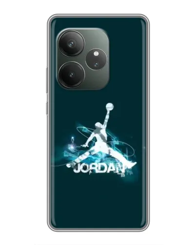 Чохол для RealMe Neo7 з картинкою «Jordan Blue Fire» Чохол для RealMe Neo7 з картинкою «Jordan Blue Fire»