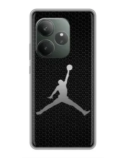 Чохол для RealMe Neo7 з картинкою «Jordan Dark Carbon»