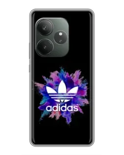 Чохол для RealMe Neo7 з картинкою «Вибух фарб Adidas»