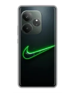 Чехол для RealMe Neo7 с картинкой «Неоновый контур Nike» Чехол для RealMe Neo7 с картинкой «Неоновый контур Nike»