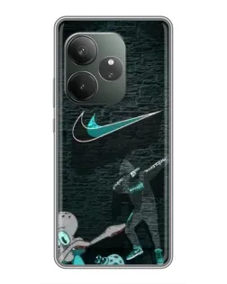 Чохол для RealMe Neo7 з картинкою «Спортивний арт Nike»