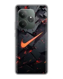 Чохол для RealMe Neo7 з картинкою «Nike — ефект розломів»