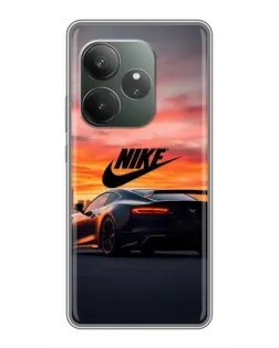 Чохол для RealMe Neo7 з картинкою «Nike та суперкар»