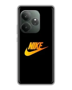 Чохол для RealMe Neo7 з картинкою «Золотий логотип Nike»