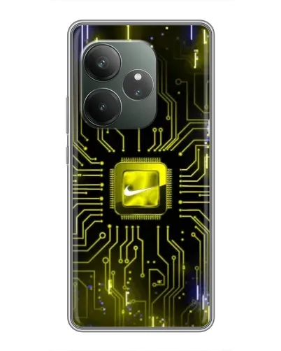 Чохол для RealMe Neo7 з картинкою «Nike — золота іскра» Чохол для RealMe Neo7 з картинкою «Nike — золота іскра»