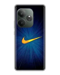 Чохол для RealMe Neo7 з картинкою «Синій пульс Nike»