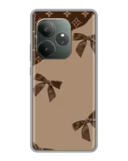 Чехол для RealMe Neo7 с картинкой «LV — кофейный атлас»