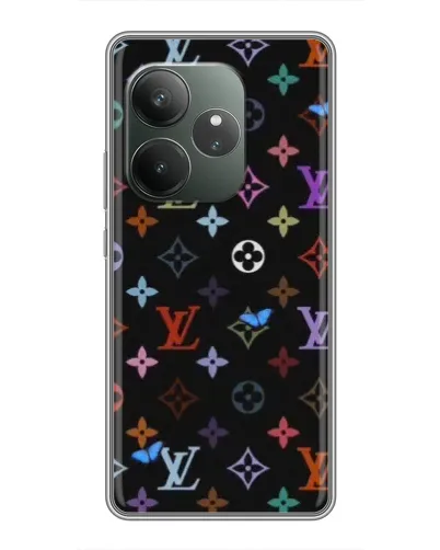 Чехол для RealMe Neo7 с картинкой «Цветная монограмма LV» Чехол для RealMe Neo7 с картинкой «Цветная монограмма LV»