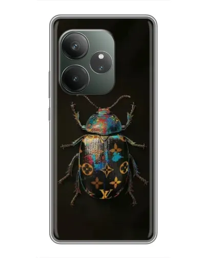 Чехол для RealMe Neo7 с картинкой «LV — мраморный принт» Чехол для RealMe Neo7 с картинкой «LV — мраморный принт»