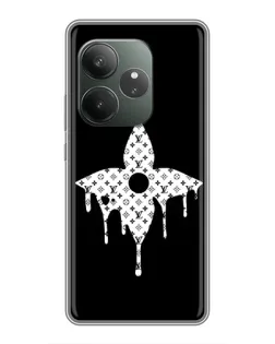 Чехол для RealMe Neo7 с картинкой «Цветочная монограмма»