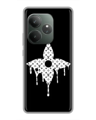 Чехол для RealMe Neo7 с картинкой «Цветочная монограмма» Чехол для RealMe Neo7 с картинкой «Цветочная монограмма»