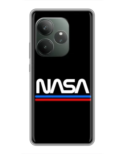 Чехол для RealMe Neo7 с картинкой «NASA — классика Red Blue» Чехол для RealMe Neo7 с картинкой «NASA — классика Red Blue»