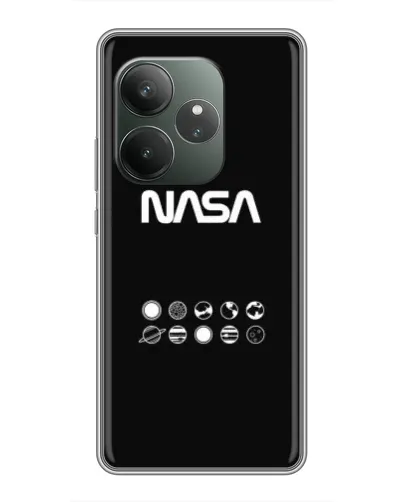 Чехол для RealMe Neo7 с картинкой «NASA — технический принт» Чехол для RealMe Neo7 с картинкой «NASA — технический принт»
