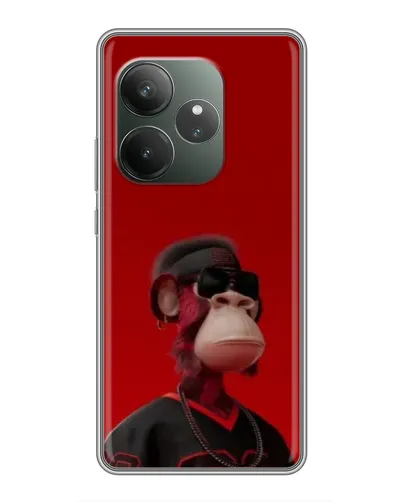 Чехол для RealMe Neo7 с картинкой «Bored Ape в красном» Чехол для RealMe Neo7 с картинкой «Bored Ape в красном»