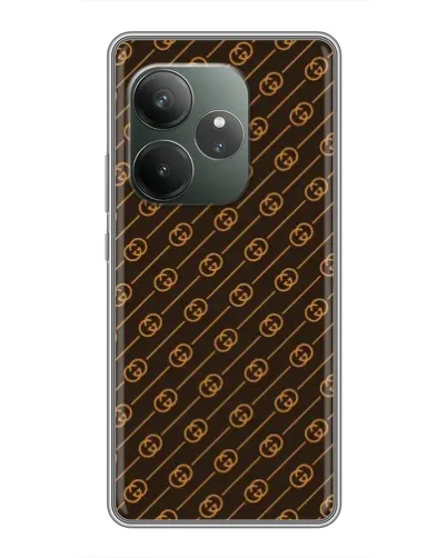 Чохол для RealMe Neo7 з картинкою «Gucci — золоті діагоналі» Чохол для RealMe Neo7 з картинкою «Gucci — золоті діагоналі»
