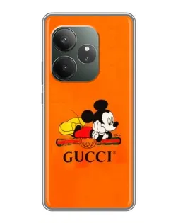 Чохол для RealMe Neo7 з картинкою «Міккі Маус Gucci — помаранч» Чохол для RealMe Neo7 з картинкою «Міккі Маус Gucci — помаранч»
