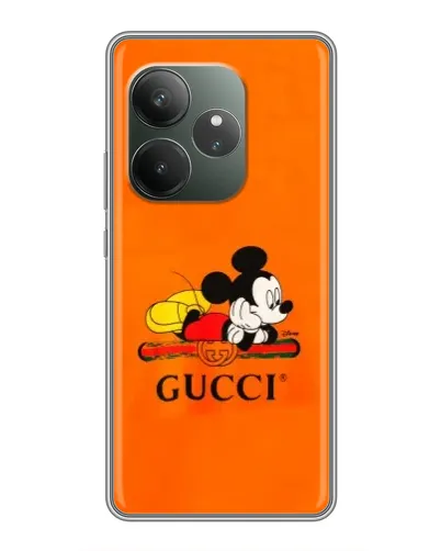 Чохол для RealMe Neo7 з картинкою «Міккі Маус Gucci — помаранч» Чохол для RealMe Neo7 з картинкою «Міккі Маус Gucci — помаранч»