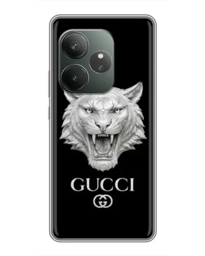 Чохол для RealMe Neo7 з картинкою «Gucci — срібний лев» Чохол для RealMe Neo7 з картинкою «Gucci — срібний лев»