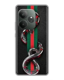 Чохол для RealMe Neo7 з картинкою «Gucci — змія на смузі» Чохол для RealMe Neo7 з картинкою «Gucci — змія на смузі»