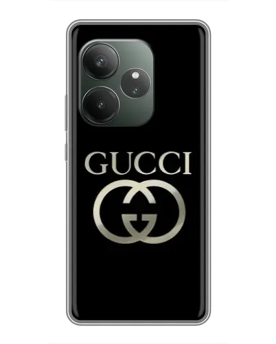 Чохол для RealMe Neo7 з картинкою «Gucci — золото на чорному» Чохол для RealMe Neo7 з картинкою «Gucci — золото на чорному»