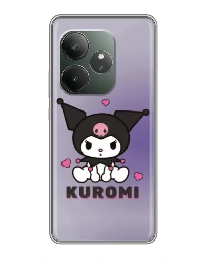 Чехол для RealMe Neo7 с картинкой «Kuromi — фиолетовый арт» Чехол для RealMe Neo7 с картинкой «Kuromi — фиолетовый арт»