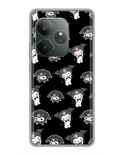 Чохол для RealMe Neo7 з картинкою «Чорний паттерн Kuromi» Чохол для RealMe Neo7 з картинкою «Чорний паттерн Kuromi»