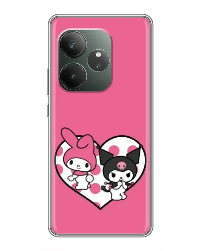 Чехол для RealMe Neo7 с картинкой «Kuromi и My Melody» Чехол для RealMe Neo7 с картинкой «Kuromi и My Melody»