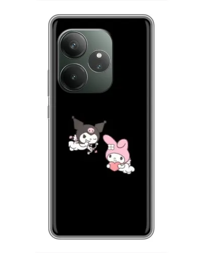 Чехол для RealMe Neo7 с картинкой «My Melody и Kuromi» Чехол для RealMe Neo7 с картинкой «My Melody и Kuromi»