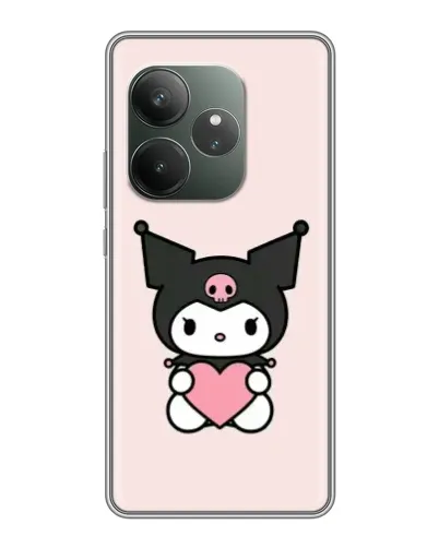 Чехол для RealMe Neo7 с картинкой «Kuromi и сердце» Чехол для RealMe Neo7 с картинкой «Kuromi и сердце»