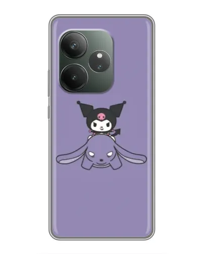Чехол для RealMe Neo7 с картинкой «Kuromi на лиловом фоне» Чехол для RealMe Neo7 с картинкой «Kuromi на лиловом фоне»