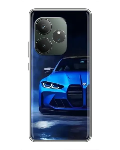 Чехол для RealMe Neo7 с картинкой «Голубая BMW M4» Чехол для RealMe Neo7 с картинкой «Голубая BMW M4»
