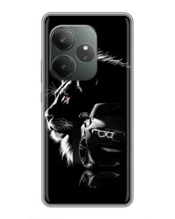 Чехол для RealMe Neo7 с картинкой «BMW и лев»