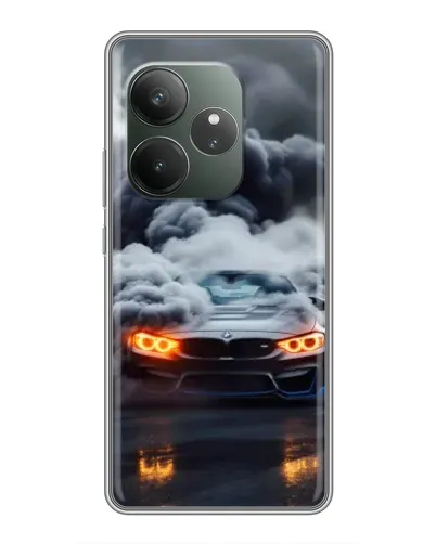 Чехол для RealMe Neo7 с картинкой «BMW в дыму» Чехол для RealMe Neo7 с картинкой «BMW в дыму»