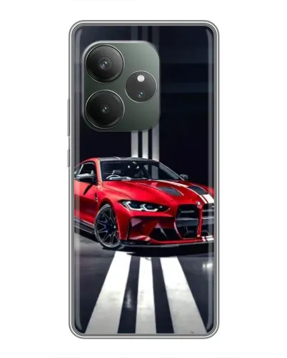 Чехол для RealMe Neo7 с картинкой «Красная BMW на дороге» Чехол для RealMe Neo7 с картинкой «Красная BMW на дороге»
