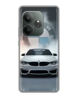 Чехол для RealMe Neo7 с картинкой «BMW в белом дыму» Чехол для RealMe Neo7 с картинкой «BMW в белом дыму»