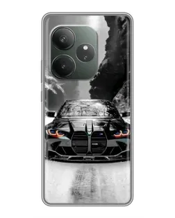 Чехол для RealMe Neo7 с картинкой «BMW — акварельный дрифт» Чехол для RealMe Neo7 с картинкой «BMW — акварельный дрифт»