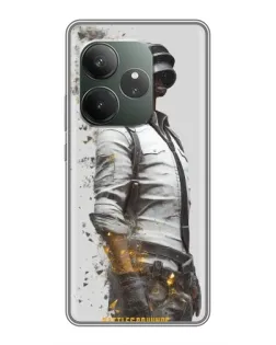 Чехол для RealMe Neo7 с картинкой «PUBG — боец в пыли»
