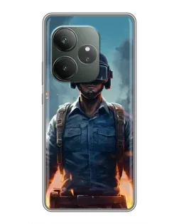 Чехол для RealMe Neo7 с картинкой «PUBG — реалистичный герой»