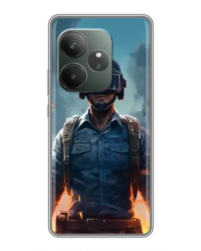 Чехол для RealMe Neo7 с картинкой «PUBG — реалистичный герой» Чехол для RealMe Neo7 с картинкой «PUBG — реалистичный герой»