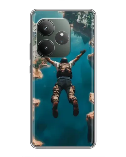 Чехол для RealMe Neo7 с картинкой «PUBG — свободное падение» Чехол для RealMe Neo7 с картинкой «PUBG — свободное падение»