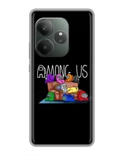 Чехол для RealMe Neo7 с картинкой «Логотип Among Us»