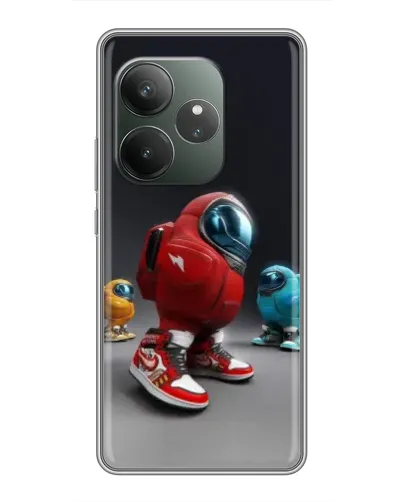 Чехол для RealMe Neo7 с картинкой «Among Us — 3D стиль»